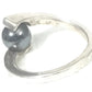 Hematite Ring Vintage Sterling Silver Size 8.50
