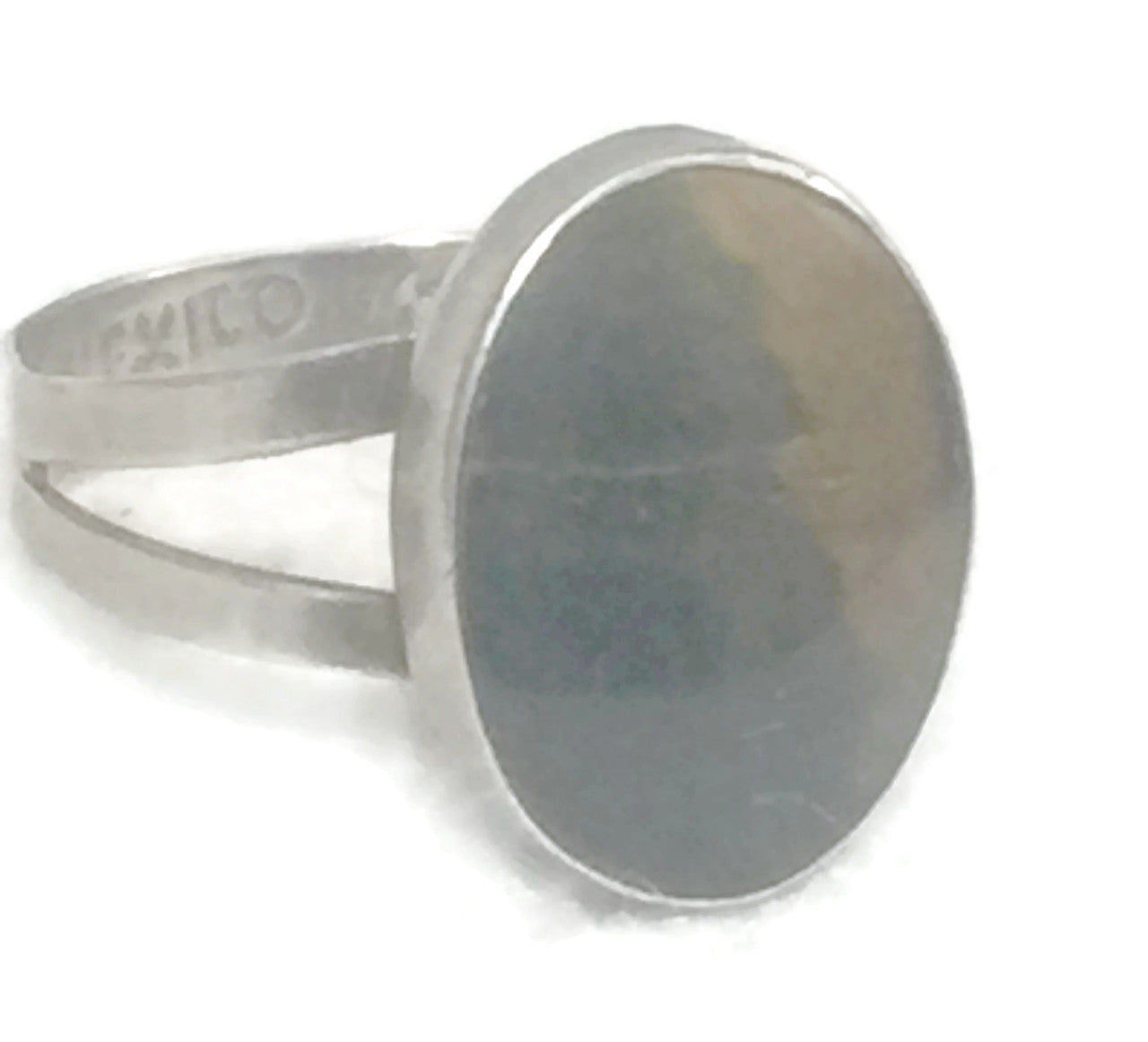 Tiger Eye Ring Vintage Sterling Silver Size 6.25