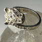 Cat ring size 6.75 cougar band marcasites sterling silver women girls