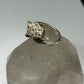 Cat ring size 6.75 cougar band marcasites sterling silver women girls