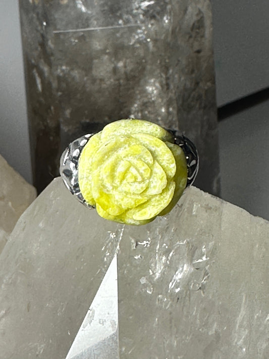 Irish Rose ring size 4.75  connemara band sterling silver women