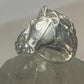 Horse ring southwest band cowgirl western sterling silver women girls
