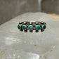 Zuni ring turquoise petite point band size 6 sterling silver women girls