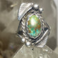Turquoise ring size 6.25 Navajo  sterling silver women girls