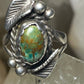 Turquoise ring size 6.25 Navajo  sterling silver women girls