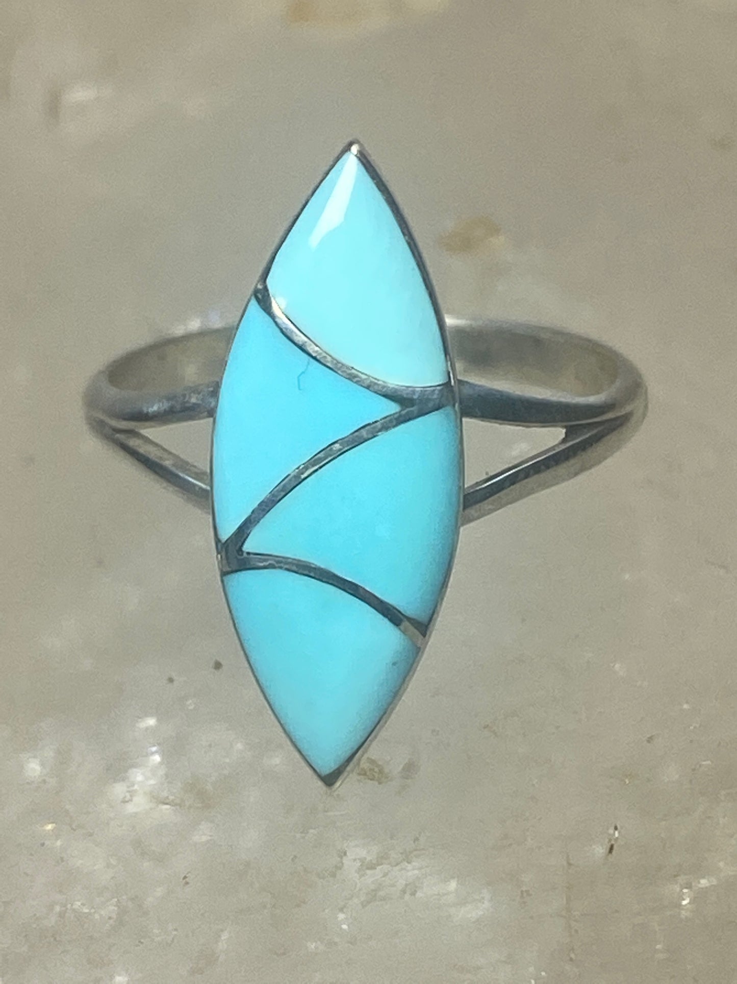 Turquoise ring southwest pinky sterling silver women girls