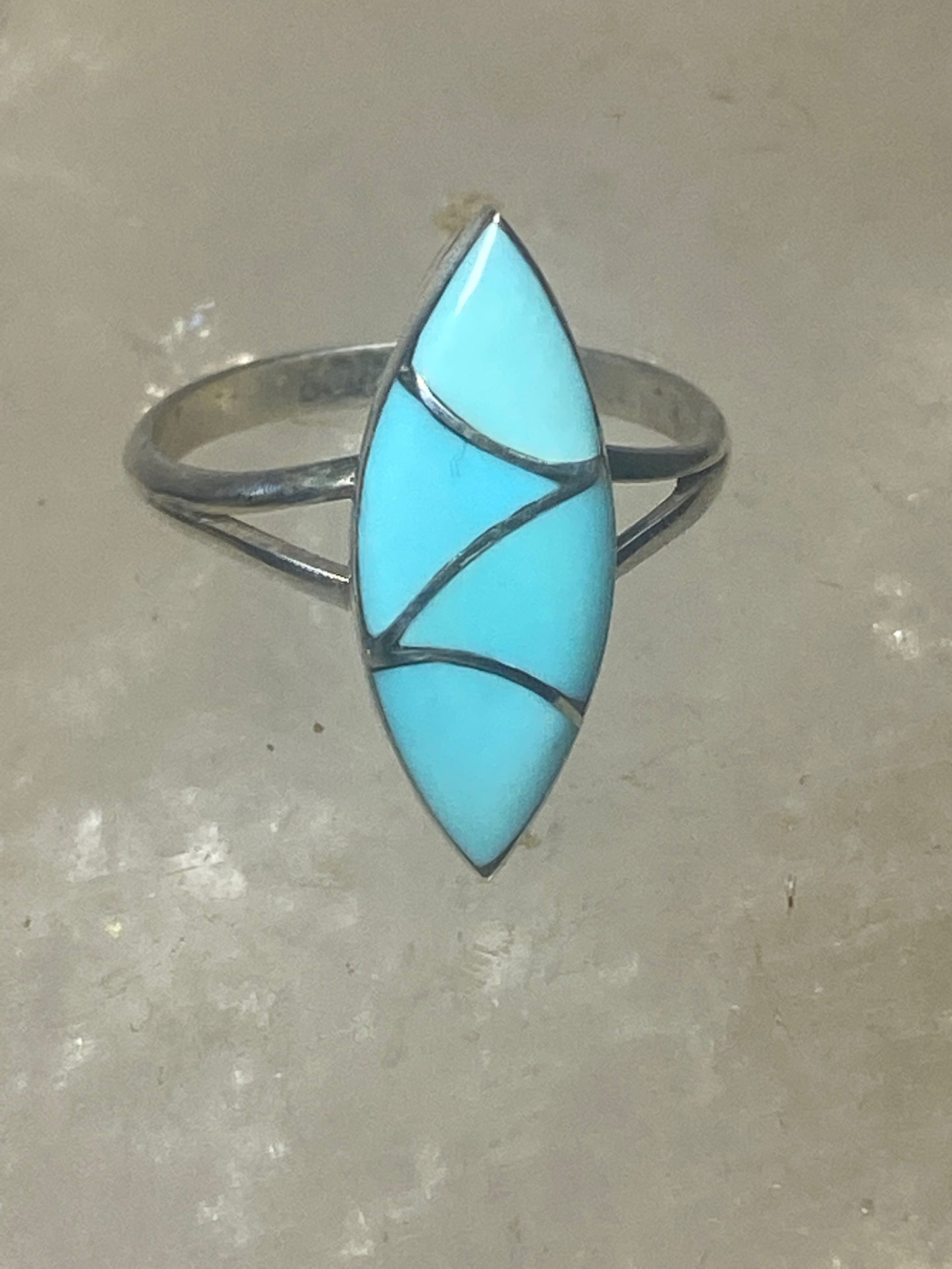 Turquoise ring southwest pinky sterling silver women girls