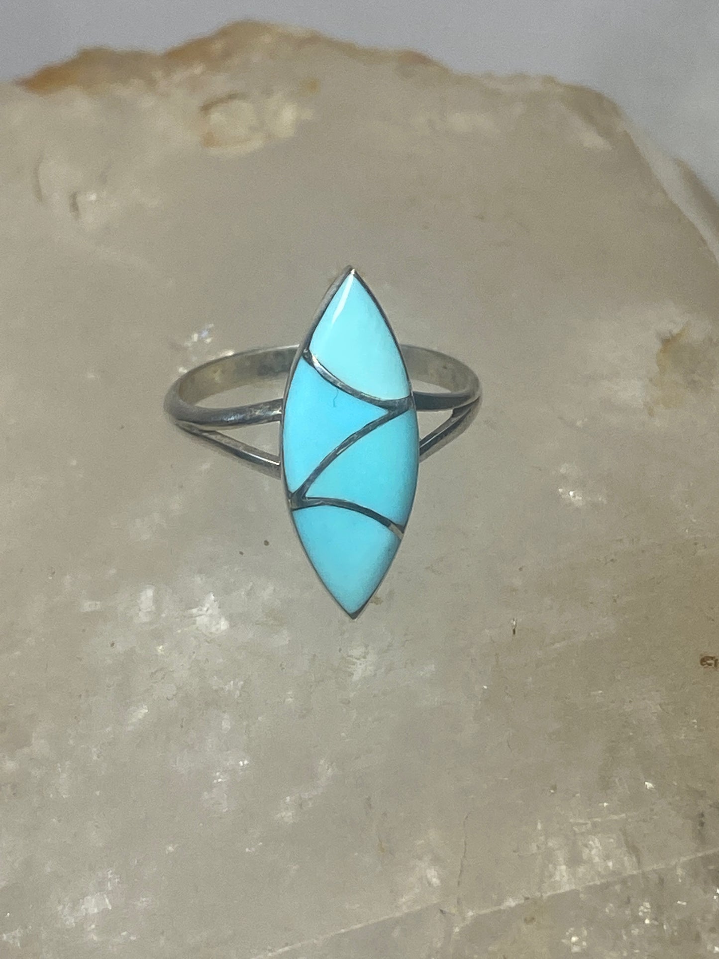 Turquoise ring southwest pinky sterling silver women girls