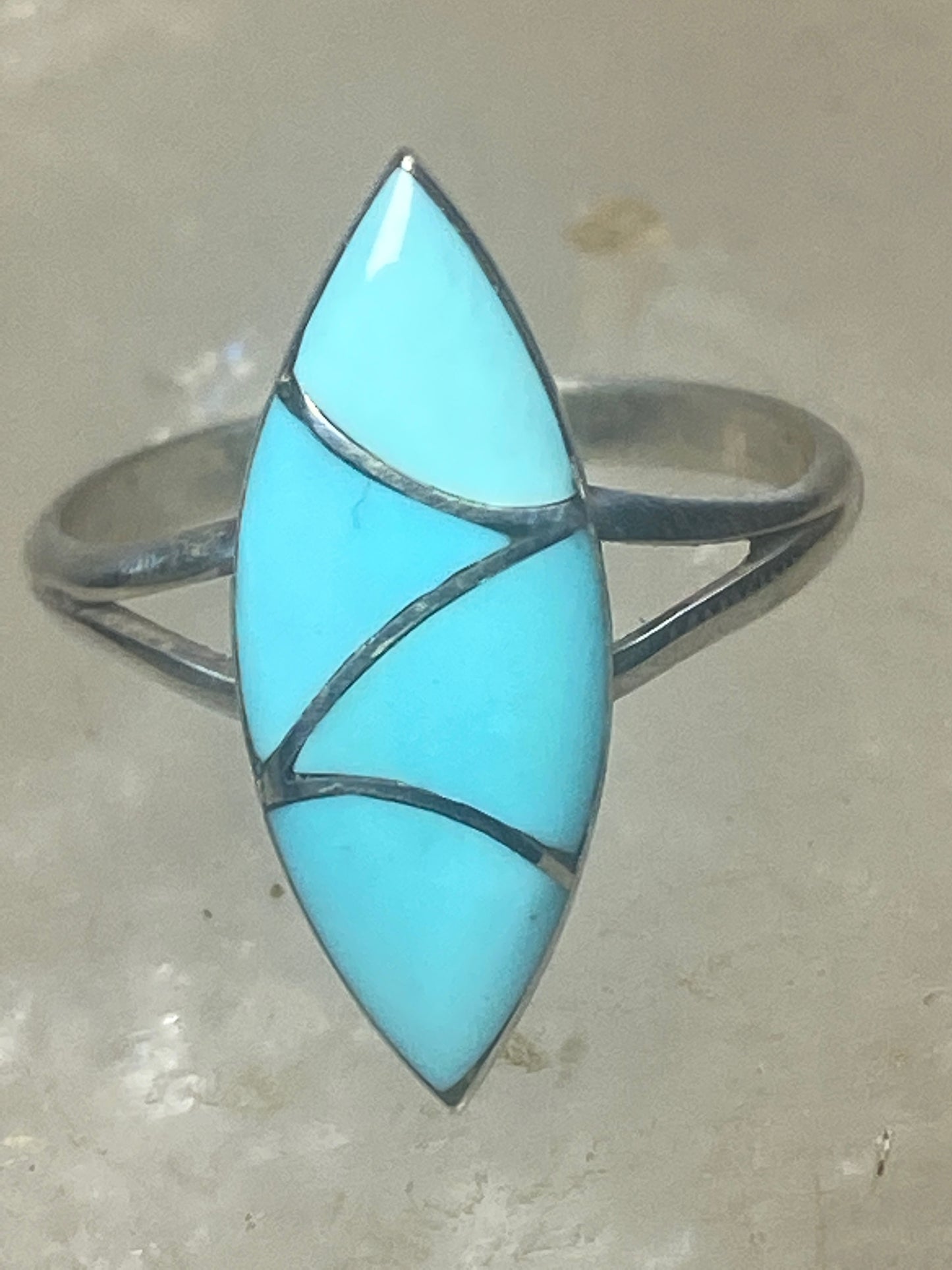 Turquoise ring southwest pinky sterling silver women girls