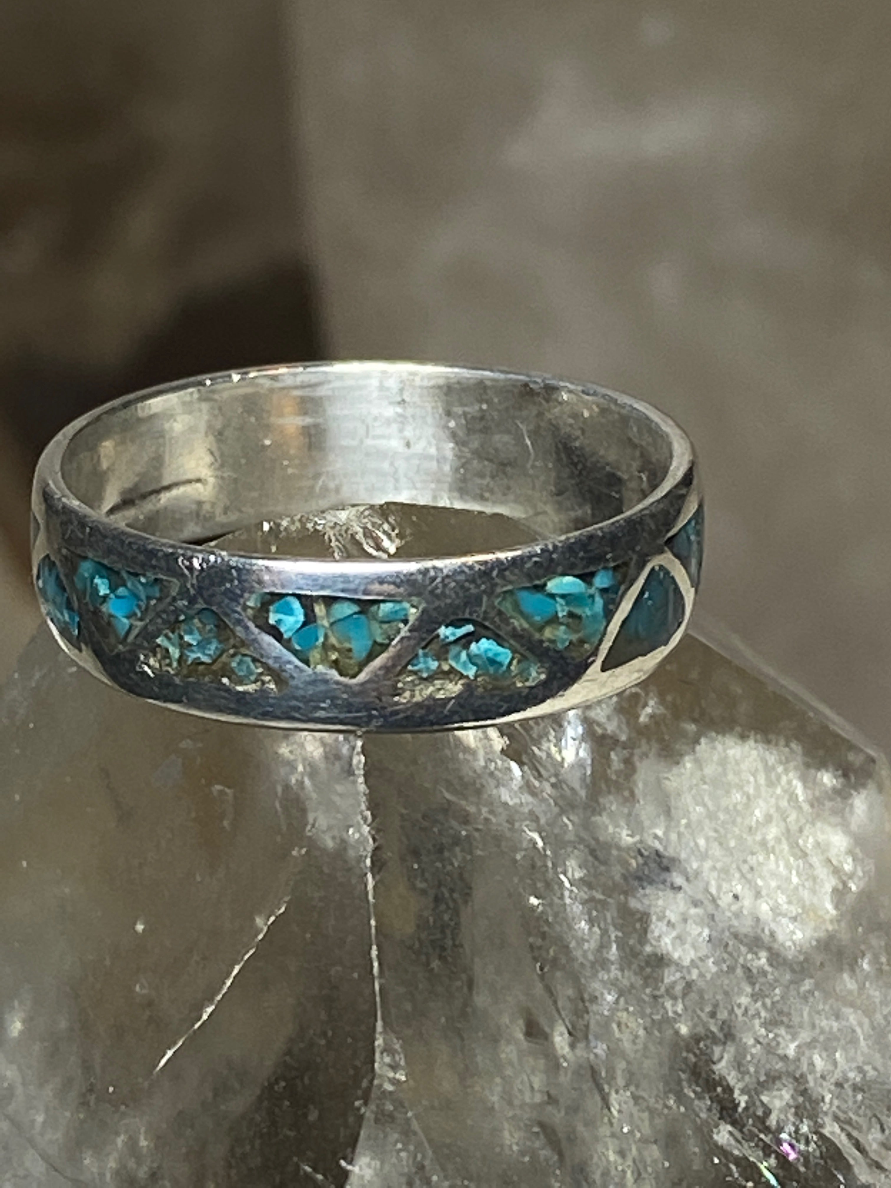 Buy Turquoise Ring, silver ring, Oval stone artisan Ring online at  aStudio1980.com