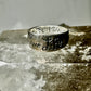 Love Life ring Be Brave band size 6.50 sterling silver women