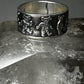 Bears ring Marching band size 8  sterling silver women men