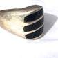Vintage Sterling Silver Onyx Ring  Made in Mexico Size  8.25  11.3g
