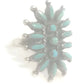 Zuni Ring Turquoise Petite Point Size 4.75