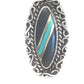 Navajo Ring Onyx Turquoise