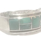 Turquoise Band Southwest Sterling Silver Size 7.25