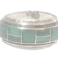 Turquoise Band Southwest Sterling Silver Size 7.25