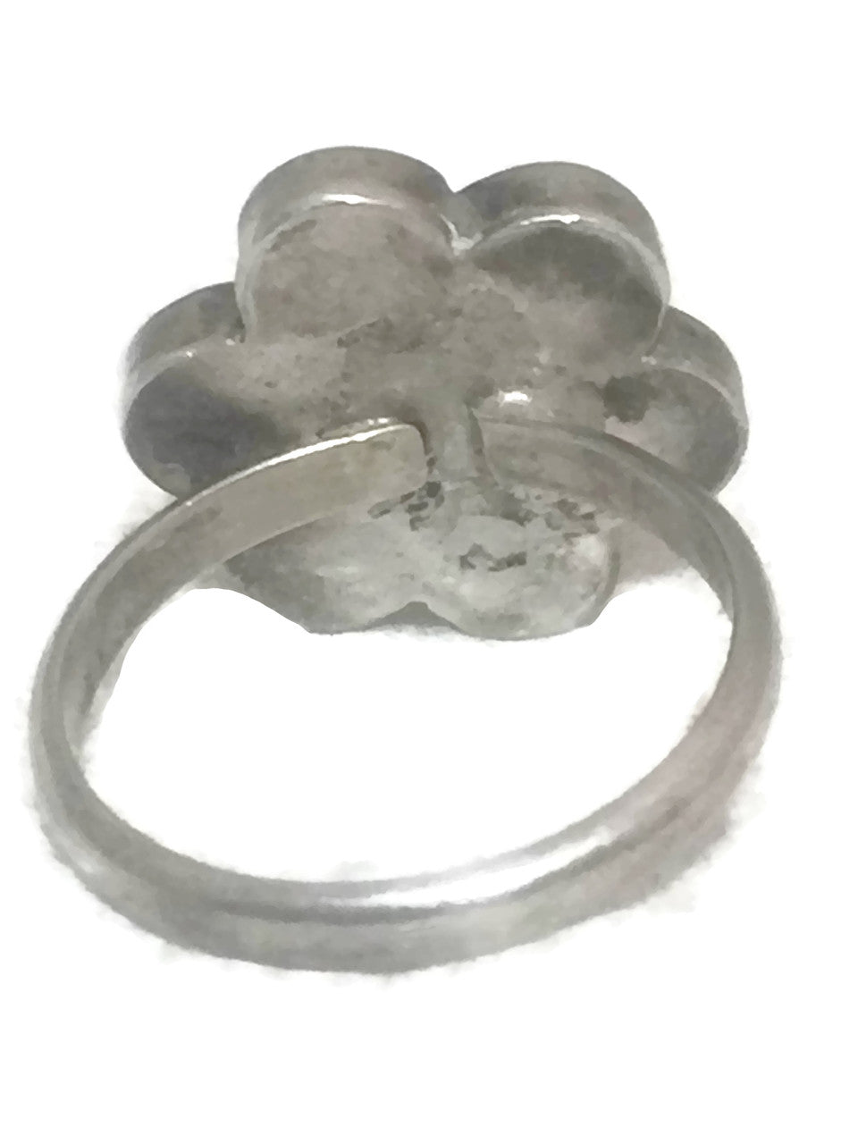 Zuni Ring Flower MOP Sterling Silver Size 7