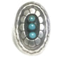 Navajo Ring Turquoise Shadow Box Size  7.7
