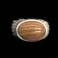 Tiger Eye Ring Southwest Sterling Silver Size 5.75