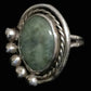 Navajo Agate Ring Sterling Silver Size 6.50