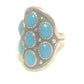 Zuni Ring Turquoise Sterling Silver Size 8.25
