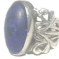 Blue Lapis Ring Vintage Sterling Silver Size 4