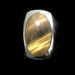 Tiger Eye Ring Sterling Silver Size 10.50