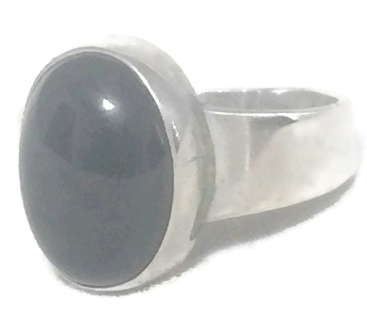 Onyx Ring Southwest Sterling Silver Size