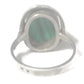 Vintage Malachite Ring Sterling Silver Boho Size 7.25