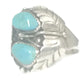 Navajo Ring Turquoise Men  Sterling Silver  Size 11.75