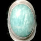 Green Ring Southwest Vintage Sterling Silver Ring Size  5.50
